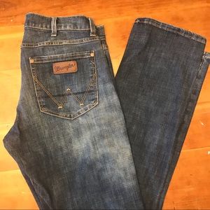 Wrangler Retro Slim Straight Jeans 34x36